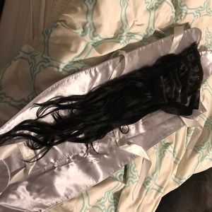 invisible clip ins real human hair